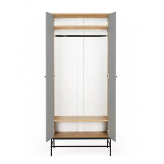 Mia drabužių spinta (pilka) Mia drabužių spinta (pilka)